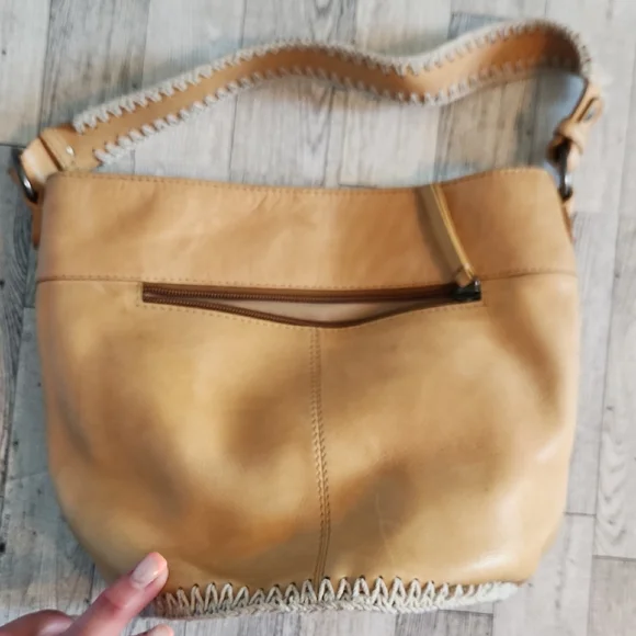 Tan Leather Shoulder Bag - Picture 5 of 12